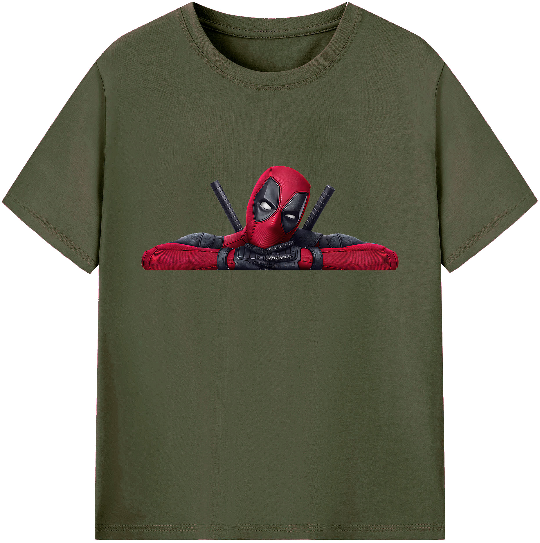 （画像用） Deadpool デッドプール 綿100％ メンズ半袖Tシャツ｜肌触りやわらか＆通気性